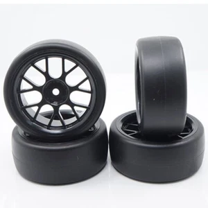 YEAH RACING DRIFT RÄDER 1:10 TW "VIELSPEICHEN DESIGN" SCHWARZ (4ST) # WL-0100 - Bild 1 von 2