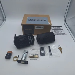 SCHLAGE BE365 CAM 622 Keypad Electronic Deadbolt, Matte Black [BE365 CAM 622] - Picture 1 of 4
