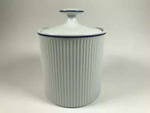 Prisma Vienna Blue Line Sugar Bowl with Lid - Picture 1 of 6