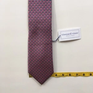 new Vineyard vines freedom specialty tie pink blue 100% silk made in USA  pa0862 - Picture 1 of 5