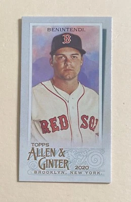2020 Topps Allen and Ginter Mini Glossy #82 Andrew Benintendi 1/1 #P8143 - Image 1 of 2