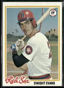Tarjeta de béisbol Dwight Evans 1978 Topps #695 Boston Red Sox - Imagen 1 de 2