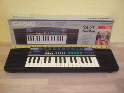 Tastiera Casio SA-21 Tone Bank, IMBALLO ORIGINALE, nuova edizione Kids on the Block (no songbook) - Immagine 1 di 4
