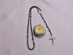 Rosenkranz & rundes Medaillon Anhänger Etui - Bild 1 von 12