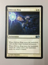 ARTIST PROOF - Oblivion Ring English MTG SIGNED Franz Vohwinkel M12 NM