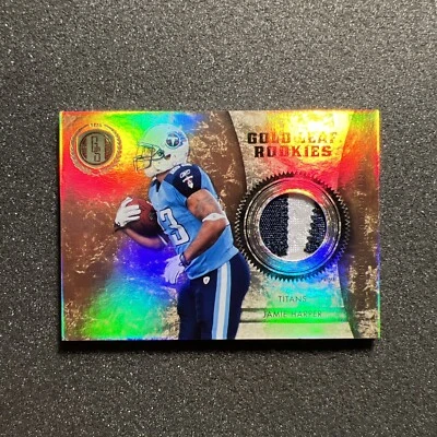 2011 Gold Standard JAMIE HARPER #35 Gold Leaf Rookies PATCH 08/25 - NFL TITANS - Image 1 of 4