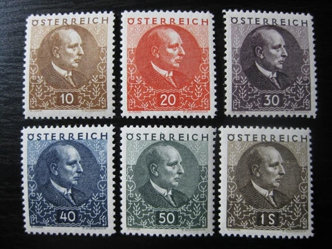 AUSTRIA Sc. #B81-B86 mint MNH stamp set (ex-Sismondo stock)! SCV $125.00 Cover