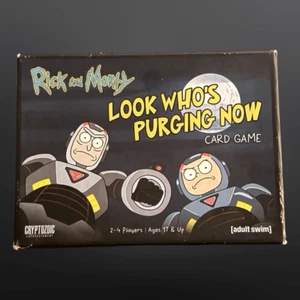 Rick and Morty Look Who's Purging Now Juego de Cartas 2-4 Jugadores Edades 17+ - Imagen 1 de 5