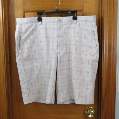 Cutter & Buck Grey Plaid Men's Golf Shorts DryTec Size 38* - Image 1 of 4
