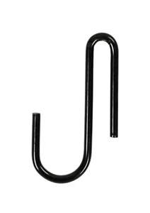 Lot of 50 Wire Grid Display Hooks Black Hook Panels Merchandise Purse Impulse - Picture 1 of 4