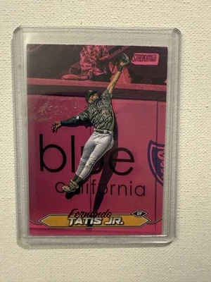 2024 Topps Stadium Club Baseball Pink  Foil # 212 Fernando Tatis Jr. - Image 1 of 2
