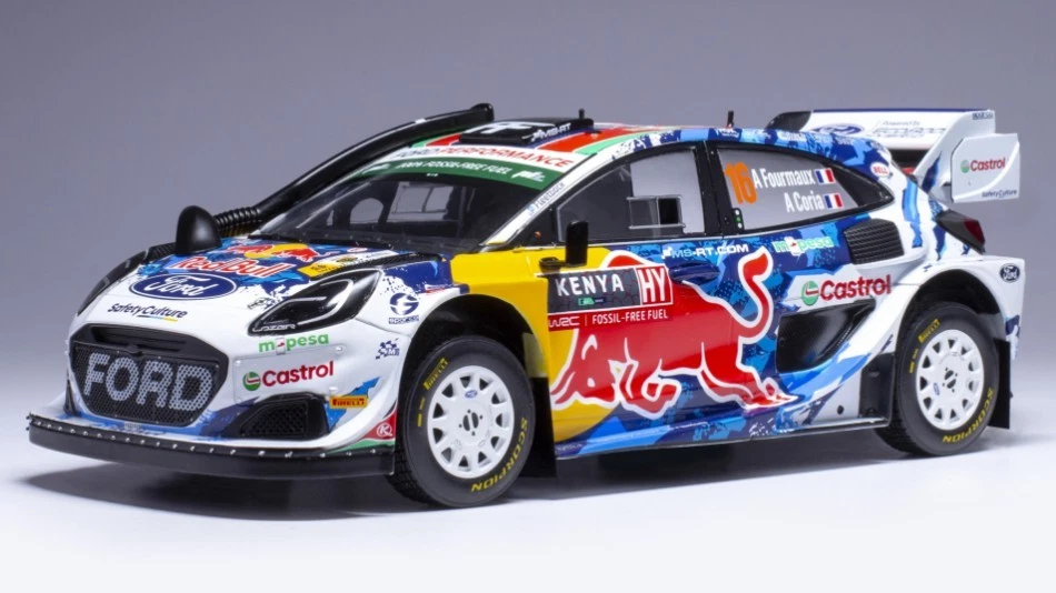 IXO Ford Puma Rally1 #16 Formaux Safari Rally Kenya 2024 1/18 18RMC207.22