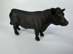 Schleich Black Angus Bull Figure Cow D-73527 Dark Brown 2018 - Picture 1 of 8