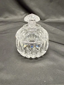 GORHAM ALTHEA FULL LEAD CRYSTAL COVERED SUGAR BOWL WEST GERMANY - Picture 1 of 3