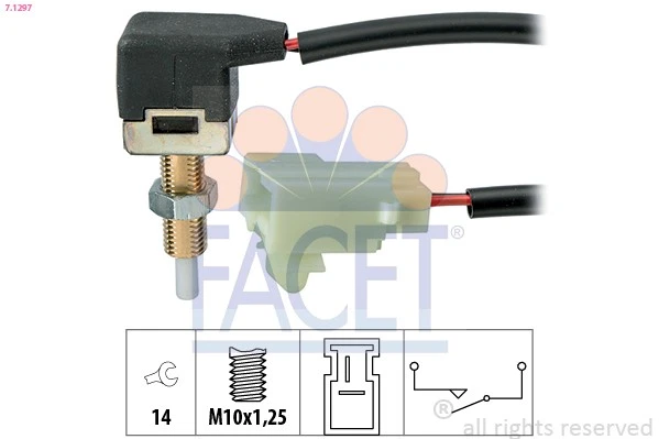 7.1297 FACET Switch, clutch control (engine timing) for ,HYUNDAI,KIA - Image 1 of 1