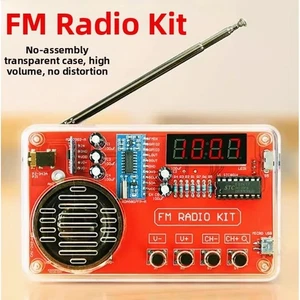 DIY FM Radio Kit with 50 to 108MHz Band and 36 Inch Digital Frequency Display - Picture 1 of 14