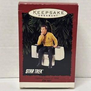 Decorazione natalizia Hallmark Star Trek Capitano Kirk 1995 - Foto 1 di 2