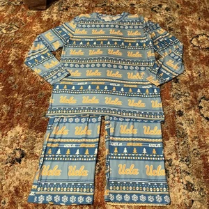 Men's Concepts Sport Blue UCLA Bruins Christmas Long Sleeve Top Pants Pajamas - Picture 1 of 12