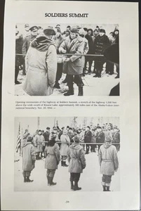 Buchausschnitt Foto Alaskan Highway Soldaten Gipfel 1942 - Bild 1 von 1