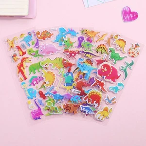 3D Cartoon Kids Bubble Sticker Classic Toys Aufkleber Belohnungen L5 School C6V9 - Picture 1 of 8