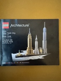 LEGO Architecture New York City  21028 - Instruction Manual Book Only