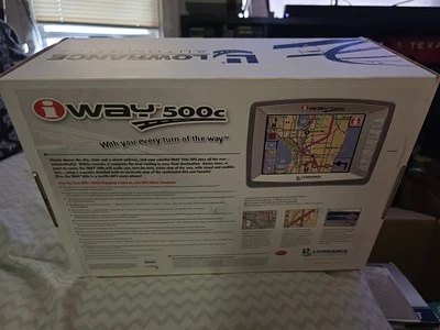 Lowrance iWAY 500C Automotive Mountable GPS Receiver - Image 1 of 3