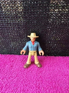Fisher Price Imaginext Jurassic World Dr. Alan Grant Actionfigur Minifigur - Bild 1 von 4