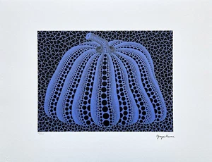 YAYOI KUSAMA - Zucca - firmato, edizione numerata 36/500, 65x50 cm - Foto 1 di 4