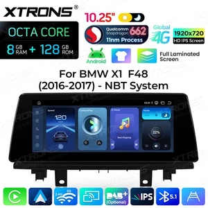 10.25" Car Screen Upgrade 4G Android 14 CarPlay GPS 8+128GB For BMW X1 F84 NBT - Picture 1 of 23