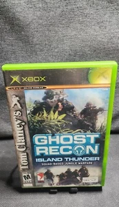 Tom Clancy's Ghost Recon: Island Thunder (Microsoft Xbox, 2003) CIB And Tested - Picture 1 of 3