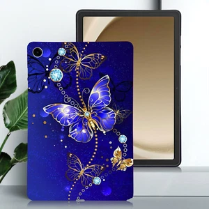 Fr Samsung Galaxy Tab S8 S9 A9 S6 A7 Slim Lightweight Soft TPU Black Tablet Case - Picture 1 of 21
