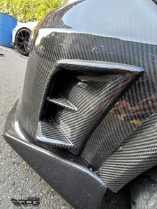 RPG Carbon SS Front Bumper Canard Air Duct Vent for 08-14 Subaru Impreza WRX STi - Picture 1 of 24