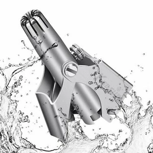 Stainless Steel Nose Shaving Hair Removal Clipper Trimmer Manual Device Set NEW - Picture 1 of 7
