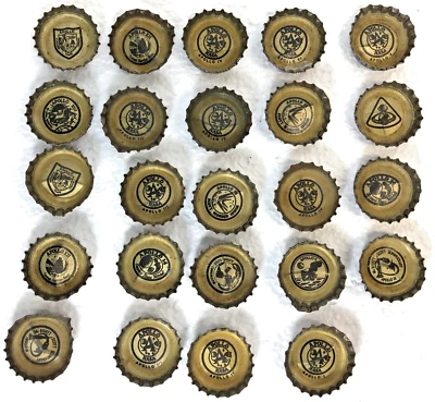 COCA~COLA  - LOT OF 24  NASA  APOLLO   -  BOTTLE CAPS  -  USED - Image 1 of 4
