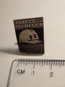 NORTHWEST TERRITORIES 25TH APPRENTICESHIP ANNIVERSARY 1989 Vintage Pin - Badge - Picture 1 of 2