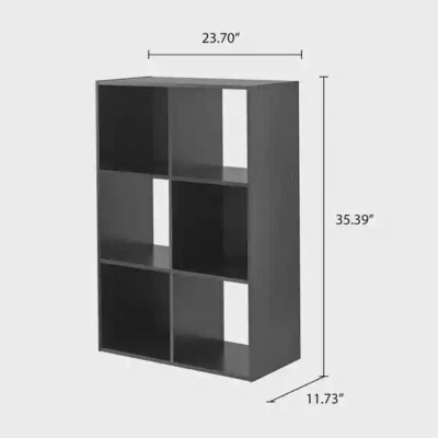 Органайзер для хранения Mainstays 6 кубов - черный - Изображение 1 из 4