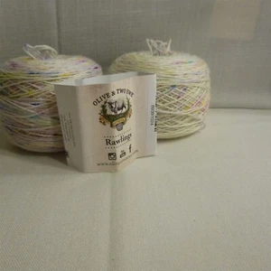 Lot of 2, Olive & Two Ewe, Rawlings, Sock Fingerings/3 Ply, 100 grams/437 Yards - Picture 1 of 6