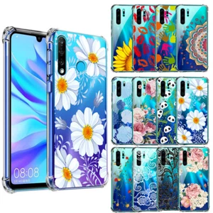 Clear Silicone Back Cover Case for Huawei Mate 20 30 40 Pro Patterned Phone Case - Picture 1 of 15