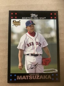 2007 Topps - Daisuke Matsuzaka Rookie Cards - Regular And Japanese Variation
