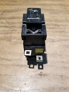 Gould P250 Pushmatic Circuit Breaker 2 Pole 50A 240V 1J-1947-Y7 - Picture 1 of 2
