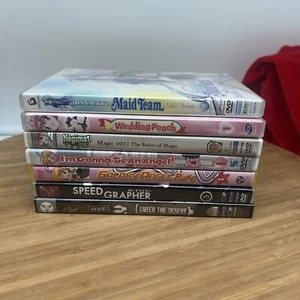 7 DVD Anime Lot Bundle Maid Team Galaxy Angel I’m Going To Be An Angel Negima - Picture 1 of 2