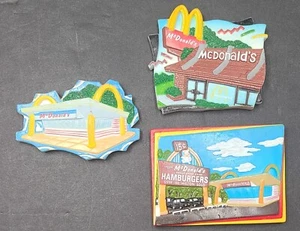 EUC Lot Of 3 Vintage 1990s Collectible McDonalds Refrigerator Fridge Magnets Y2K - Picture 1 of 13