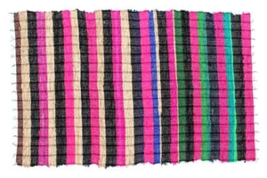 4X6 Chindi Rugs Drapery Bohemian Garden Yoga Mat Indian Kilim Placement - Picture 1 of 5