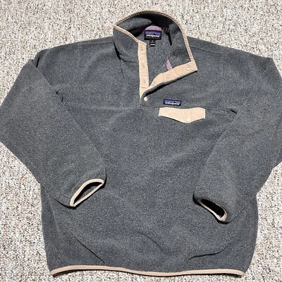 Patagonia Synchilla Womens M Lightweight Snap-T Fleece Pullover  Gray No Flaws - Image 1 of 4