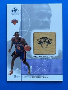 2000-01 SP Game Floor Edition Floor Latrell Sprewell Card #LS2 New York Knicks - Picture 1 of 2