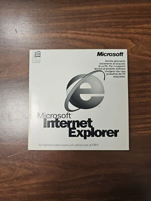 MICROSOFT INTERNET EXPLORER WINDOWS 95 NT CD ROM PROGRAMMA BROWSER VINTAGE nuovo - Imagen 1 de 2