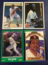 1988 1990 1993 UD Score Donruss #6 #126 #344 #385 TONY GWYNN Lot 4 w 1989 D King
