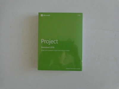 Microsoft Project Standard 2016, SKU Z9V-00347, Sealed Retail Package, Key Card - Image 1 of 4