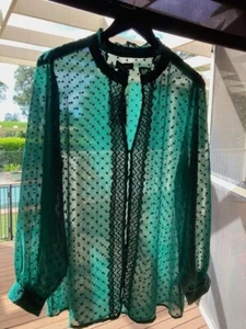 beme Emerald Hailspot Blouse. Sizes 22, 26. New. Mother's Day Offer..15% Off ! - Picture 1 of 2