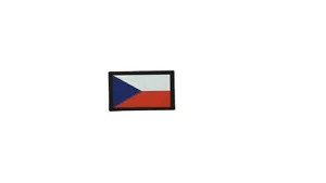 Patch toppe toppa ricamate termoadesiva stampato bandiera badge repubblica ceca - Bild 1 von 1